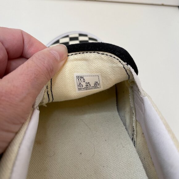 Vans Checkerboard Slip-On PopCush Sz 11 Men's - Picture 5 of 9